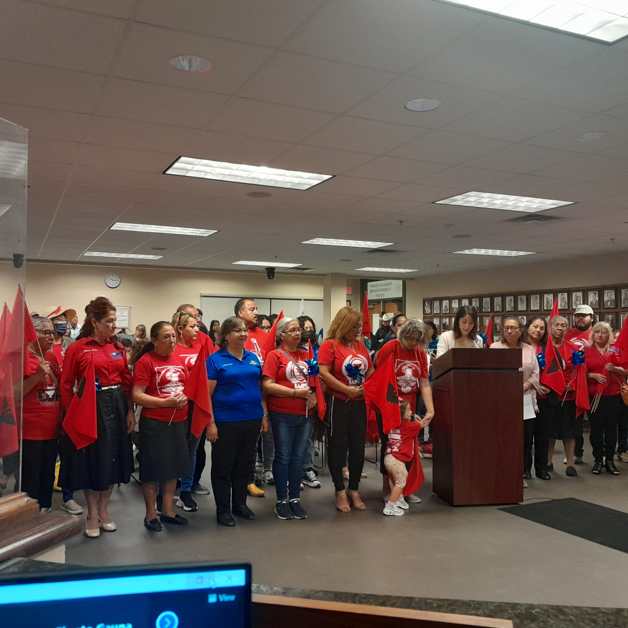 Juanita Valdez Cox honored at Hidalgo County Commissioners Court LUPE